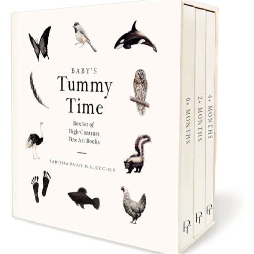 Baby's Tummy Time Book Box Set: A 3-Book Box Set of High-Contrast Art for Visual Stimulation at Tummy Time (Our Little Adventures Series)