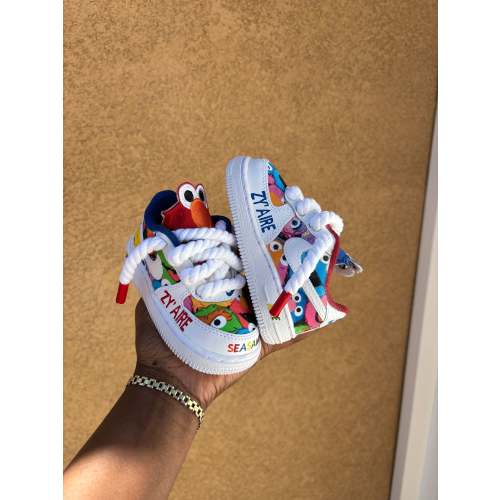 Seasame Cartoon Custom Air Force 1
