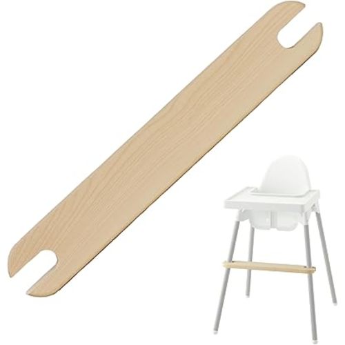 Adjustable Footrest for IKEA Antilop High Chair (Birch) - Attachable Foot Rest for High Chair w/Support Clamps - Stable IKEA High Chair Footrest for Safer Mealtimes - IKEA High Chair Accessories