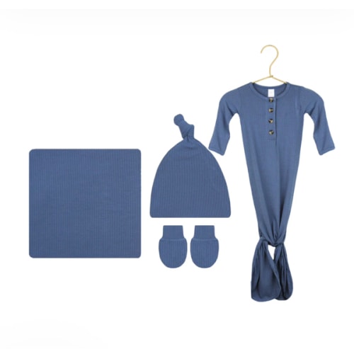 Harrison Ribbed Newborn Hat Bundle (Gown) – Lou Lou & Company