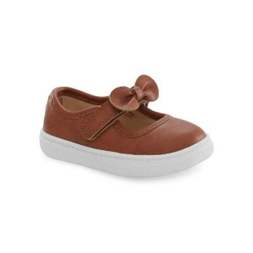 Carter's Just One You®️ Baby Girls' Lily First Walker MJ Sneakers - Brown, Size: 4