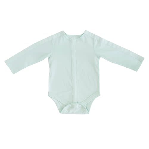 Spoonie Threads Long-Sleeve All-Access Bodysuit | Preemie to 4T | G-Tube, Catheter, NICU/PICU,Port-friendly adaptive clothing
