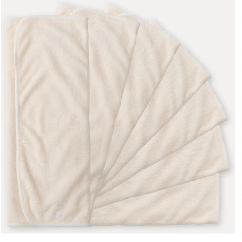 Nora’s Nursery | 2-4-2 Bamboo Prefold Insert 7 Pack with Snaps