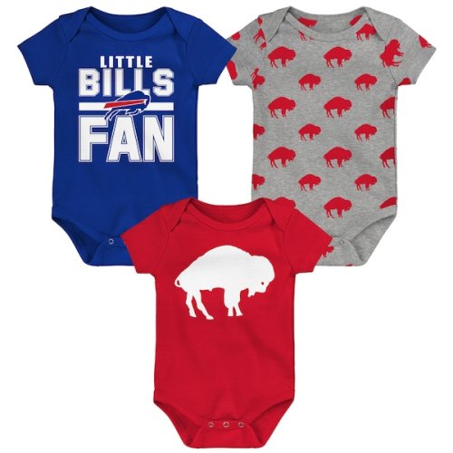 Newborn Buffalo Bills Outerstuff Little Tike 3-Piece Bodysuit Set