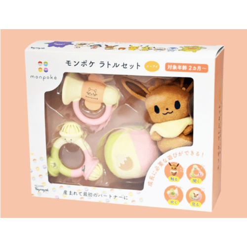Rattle Set Eevee Pokémon Monpoké - Meccha Japan