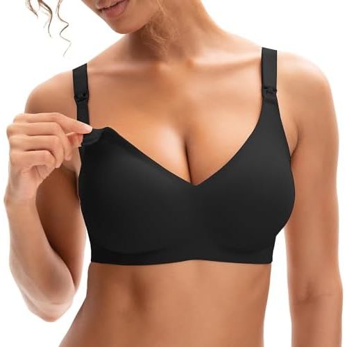 INNERSY Seamless Nursing Bras for Breastfeeding Maternity Bras for Pregnancy Comfortable Bralette