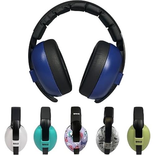 Banz Bubzee Baby Headphones for Noise Protection - Baby Ear Muffs, Newborn Infant & Toddler, 0 to 36 Months, Adjustable
