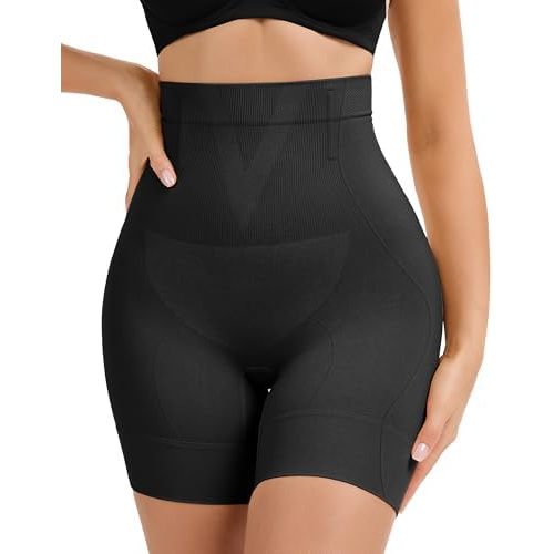Shapewear Tummy Control Shorts - High Waisted Shapewear Underwear Body Shaper Butt Lifting Shorts Under Dresses
