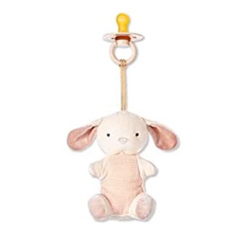 Amazon.com : Itzy Ritzy - Bitzy Pal Pacifier & Lovey Set; Detachable Bunny Lovey & Coordinating Natural Rubber Pacifier; Ideal for Ages 0-6 Months, Bunny : Baby