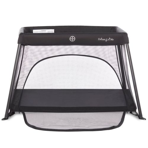 Dream On Me Travel Light Playard with Mesh Zipper Door – Lightweight, Portable Playard with Soft Mattress Pad & Carry Bag; Great for Travel & Home Use