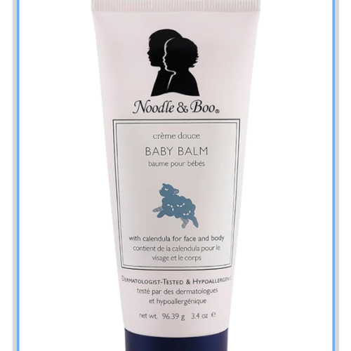 Noodle & Boo Baby Balm For Face And Body, Hypoallergenic And Natural Baby Skin Care With Organic Calendula For Sensitive Skin, Pediatrician And Dermatologist-Tested