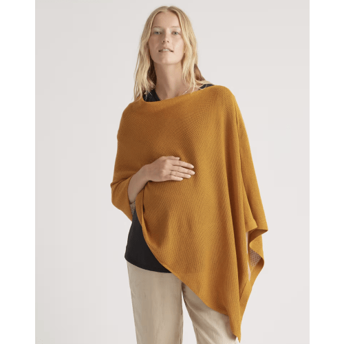 (Amber) Lightweight Cotton Cashmere Nursing Shawl