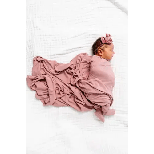 Jane Ribbed Swaddle Blanket