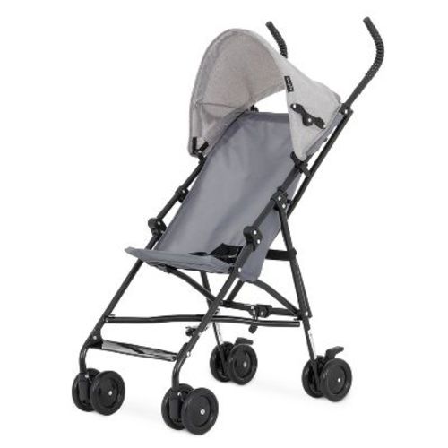 Dream On Me Aero Travel Lightweight Stroller - Gray: 3-Point Harness, Single Configuration, Plastic Material