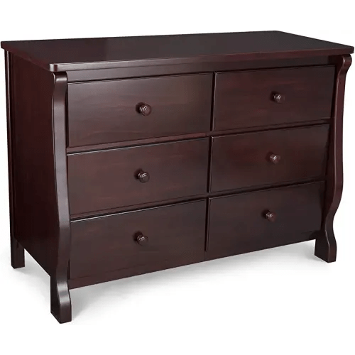 Delta Children Universal 6 Drawer Dresser, Espresso