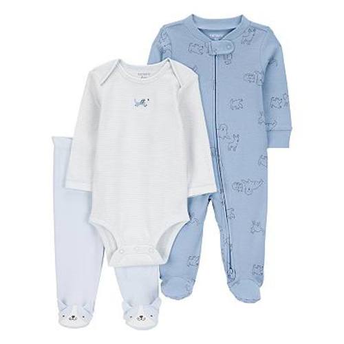 Baby Boys Carter's 3-pc. Puppy Bodysuit, Pants, & Footed Sleeper Set