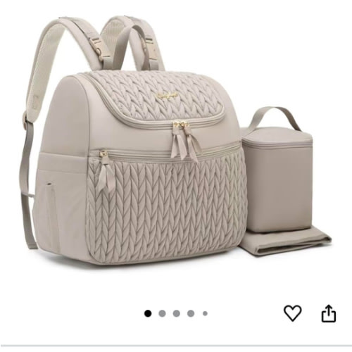 Breast Pump Bag for Spectra S1/S2 & Medela – Insulated Cooler Bag, 13" Laptop Sleeve, Diaper Backpack with Changing Pad – Lightweight, Water-Resistant & Stylish for Work, Travel