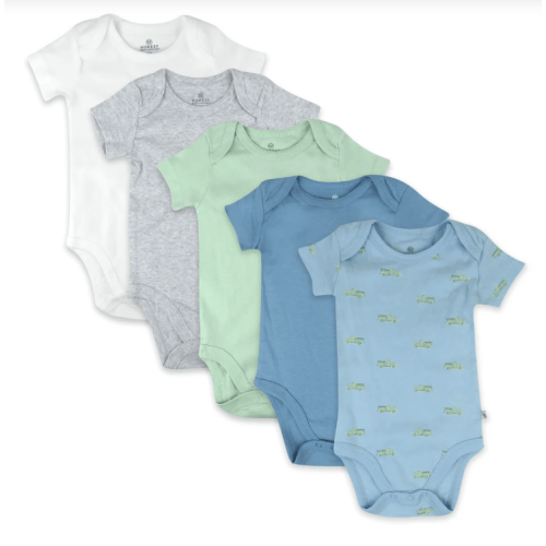 5-Pack Organic Cotton Short Sleeve Bodysuits | Honest Baby Clothing