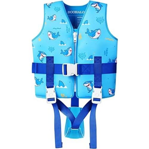 DOOHALO Toddler Swim Vest Kids Swimming Training Vest for Boys Girls Suitable for Age 1 to 8 Years 20Ibs - 46Ibs