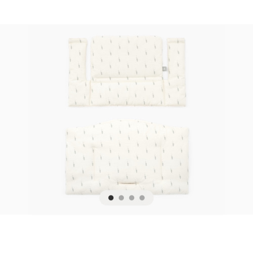 Stokke Tripp Trapp Classic Cushion 2, Wheat Cream - Pair with Tripp Trapp Chair or High Chair for Support & Comfort - Machine Washable