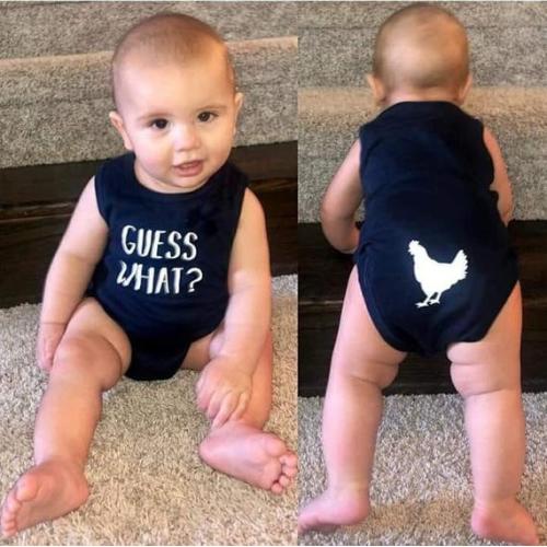 Baby Onesie Guess What Chicken Butt Personalized Onesie - Etsy