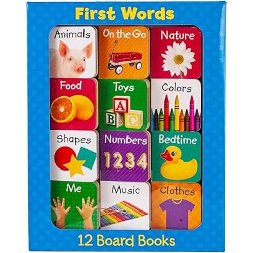 First Words (12 Board Book Set) (Early Learning)