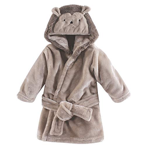 Hudson Baby Unisex Baby Plush Animal Face Bathrobe