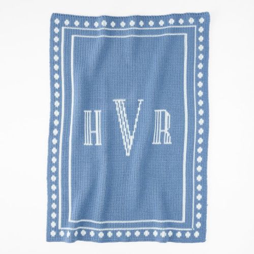 Monogrammed Baby Stroller Blanket