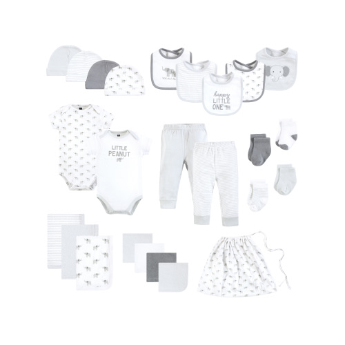 Hudson Baby Shower Gift Sets, 25-Piece, Sizes Newborn-6 Months