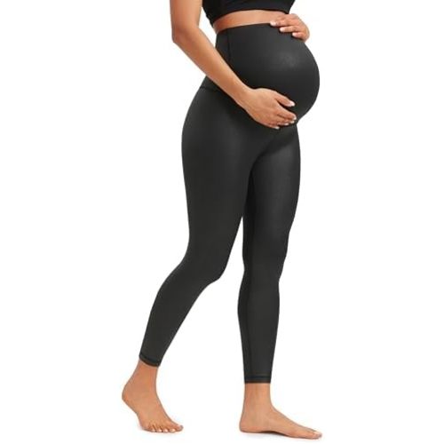 CRZ YOGA Butterluxe Maternity Leggings Over The Belly 25" - Buttery Soft Workout Activewear Yoga Womens Pregnancy Pants