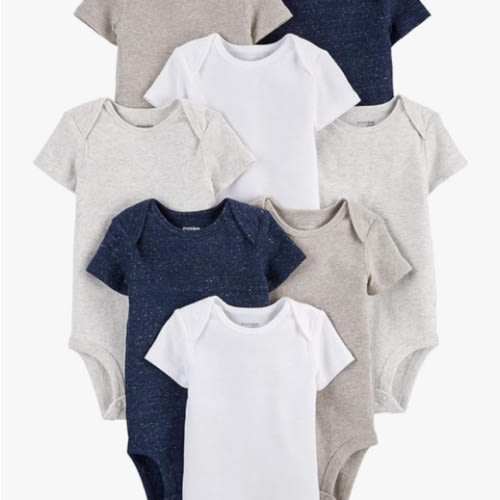 Simple Joys by Carter's Unisex-Baby 8-Pack Short-Sleeve Bodysuit