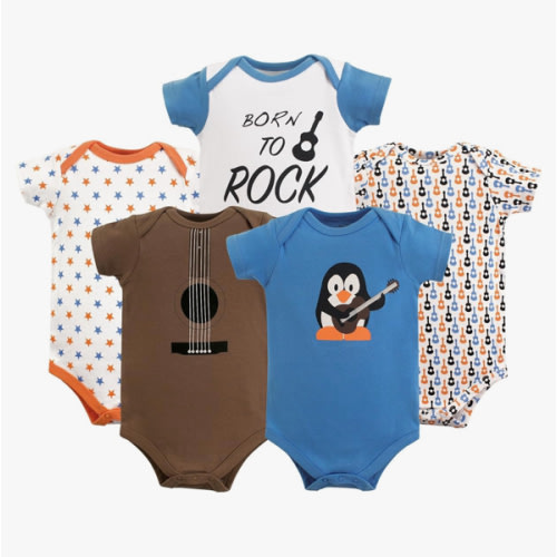 Luvable Friends Unisex Baby Cotton Bodysuits