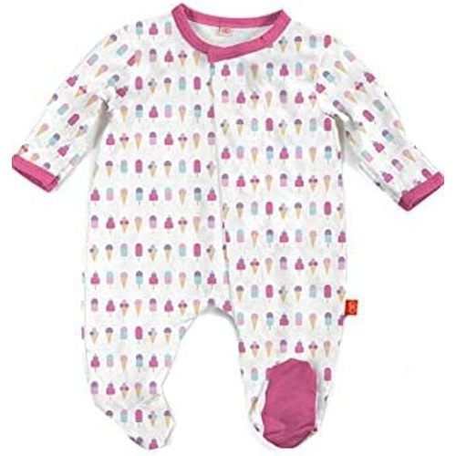 Magnetic Me Footie Pajamas Soft Modal Baby Sleepwear with Quick Magnetic Fastener | Boys and Girls Sleeper Preemie-24 Months
