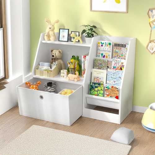 Wooden Toy Storage, Nursery Bookshelf, Book Display Shelf, Toy Organizer, Kids Bookshelf, Book Storage Organizer, Montessori Furniture
