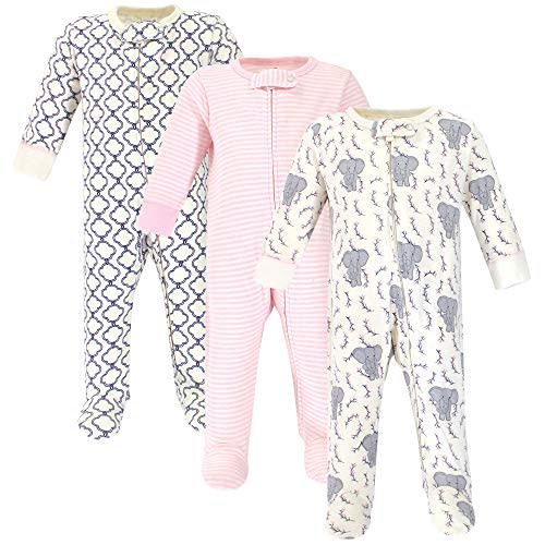Touched by Nature Baby Girls' Organic Cotton Sleep and Play