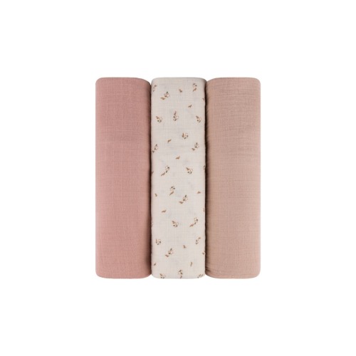 Cotton Muslin Swaddle Blanket 3 Pack