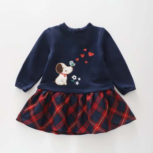 Tartan Check Sweat Dress - Ollies Place
