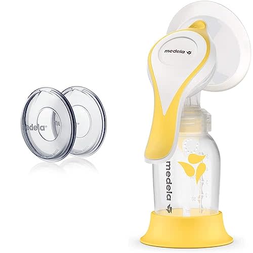 Medela Harmony Manual Breast Pump and Breast Milk Collection Shells Set