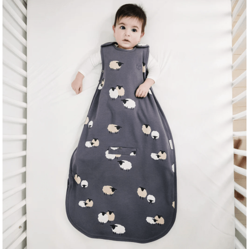 4 Season® Ultimate Baby Sleep Bag, Merino Wool & Organic Cotton, Sheep Slate