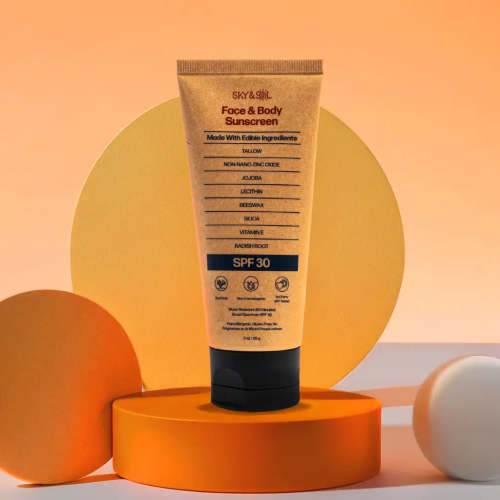 Sky and Sol Sunscreen SPF 30 | All-Natural, Edible-Grade Skincare