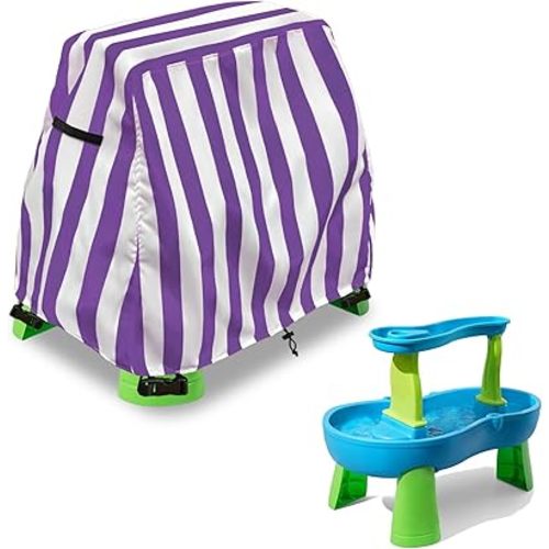 Kids Water Table Cover Fit Rain Showers Splash Pond Water Table,Waterproof Dust Proof Anti-UV Outdoor Toys Cover-Cover only