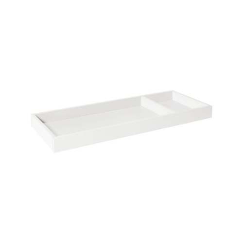 Universal Wide Removable Changing Tray-Warm White | Monogram by Namesake