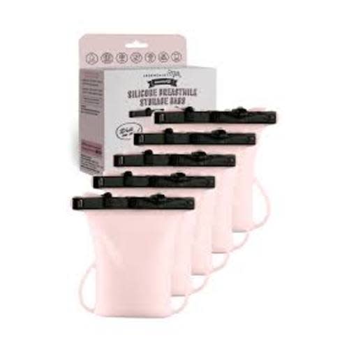 Reusable Silicone Breastmilk Storage Bags | Legendairy Milk - Blush