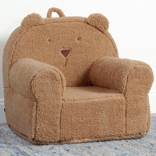 Tan babyGap by Delta Children Faux Shearling Bear Chair - Greenguard Gold Certified - Tan