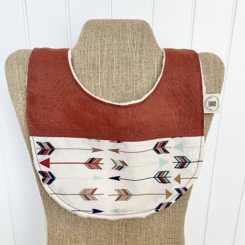 linen and whimsy baby bib arrows — Naptime Inspirations