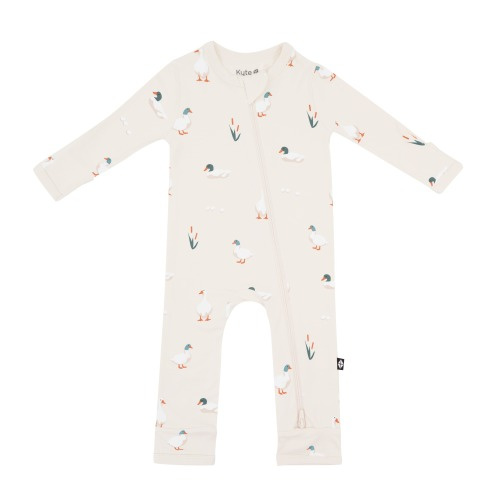 Zippered Romper in Duck
