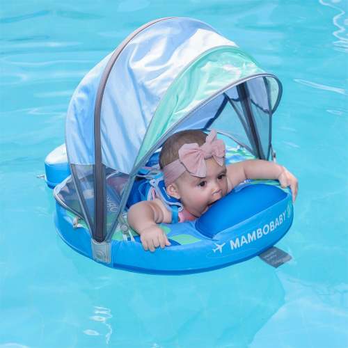 Mambobaby Float with Canopy and Tail Earth Blue