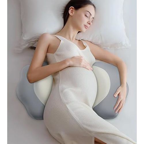 Pregnancy Pillows for Sleeping, Memory Foam Maternity Pillow Support for Back Belly HIPS, Adjustable Travel Wedge Pillow for Pregnant Women, Side Sleeping Pregnant Pillows with Cooling Pillowcase