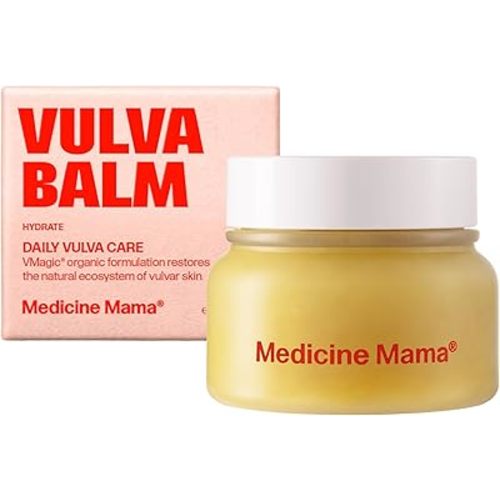 VMAGIC by Medicine Mama Organic Vulva Balm – Intimate Skin Care, Menopause Support – Relieves Feminine Dryness, Itching & Irritation – Hormone Free, Vaginal Moisturizer for Women – 2 oz