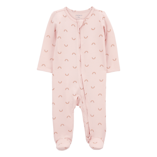 Baby Rainbow Zip-Up PurelySoft Sleep & Play Pajamas - Carter's | Carter's